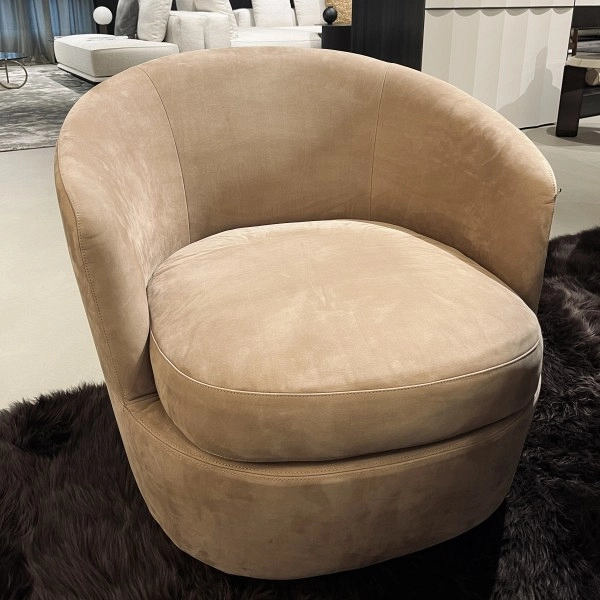 Sessel Jaques mit Lederbezug