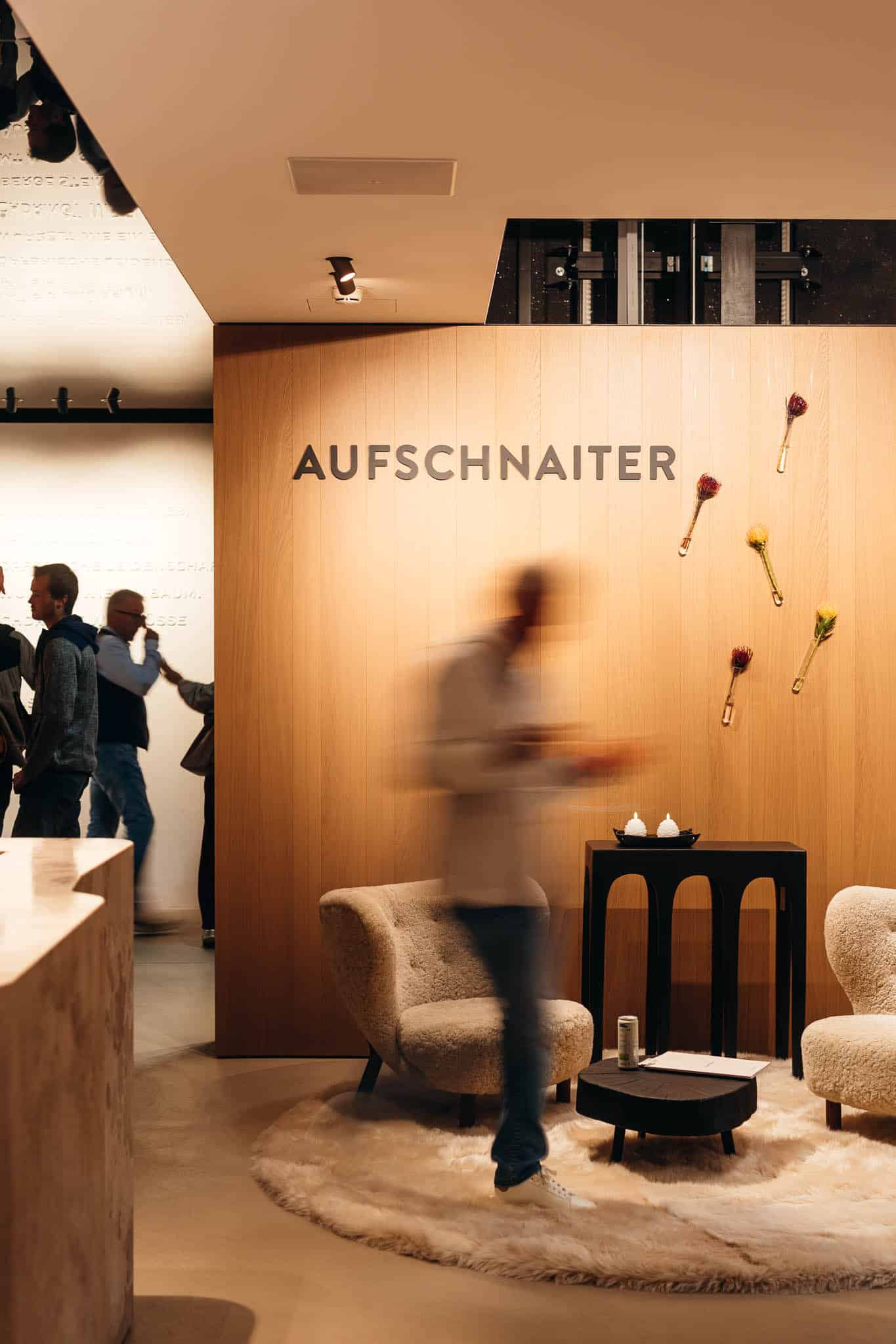 Man vor Aufschnaiter Wand
